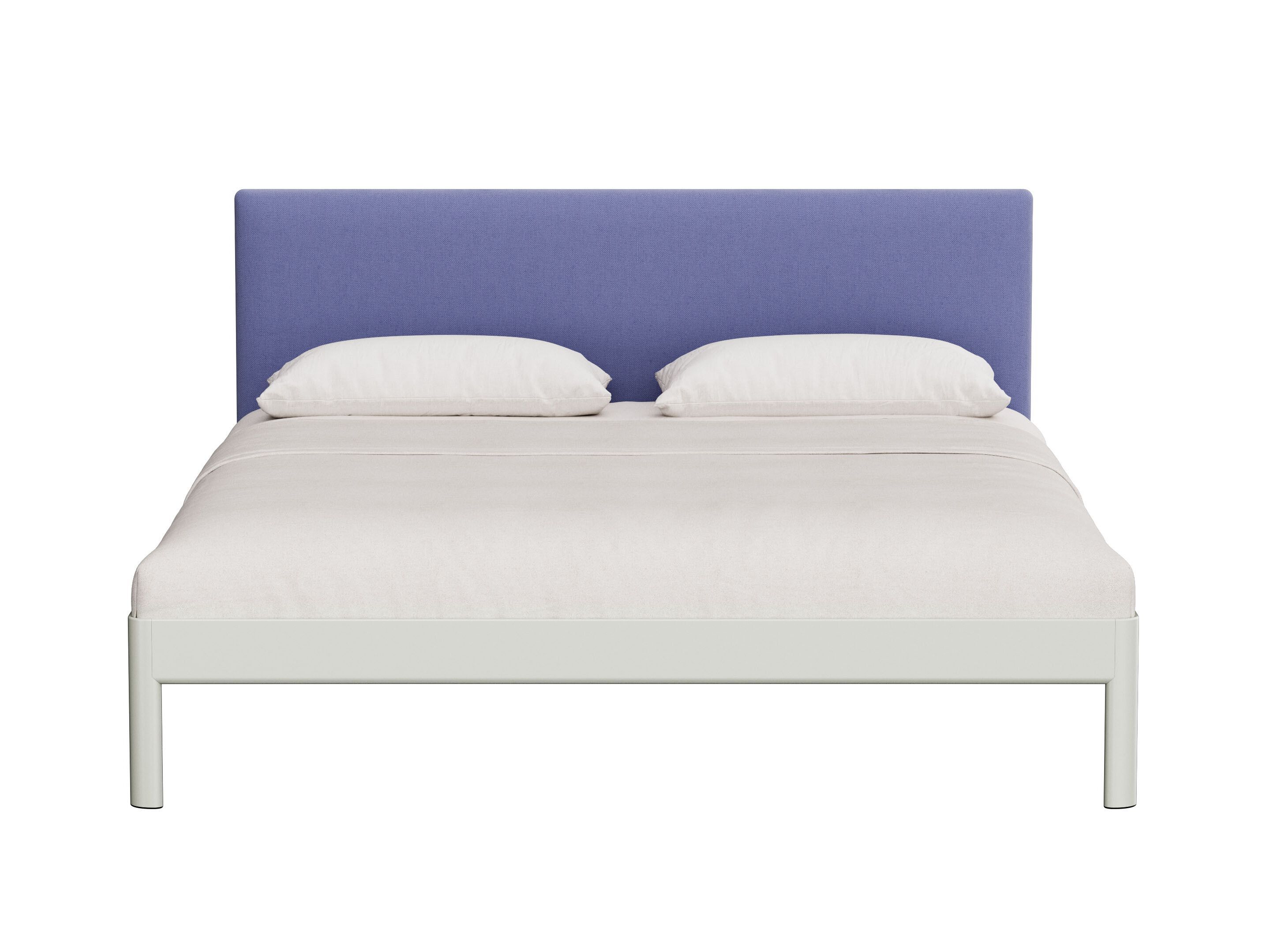 Алюминиевая двуспальная кровать с мягким изголовьем Noah Living Heia ARCH-00072441 - Вид №1