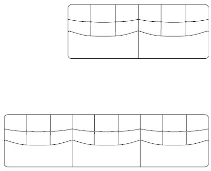 Ph Collection 3-х местный тканевый диван Cloud sun-id-1440421 - Вид №1