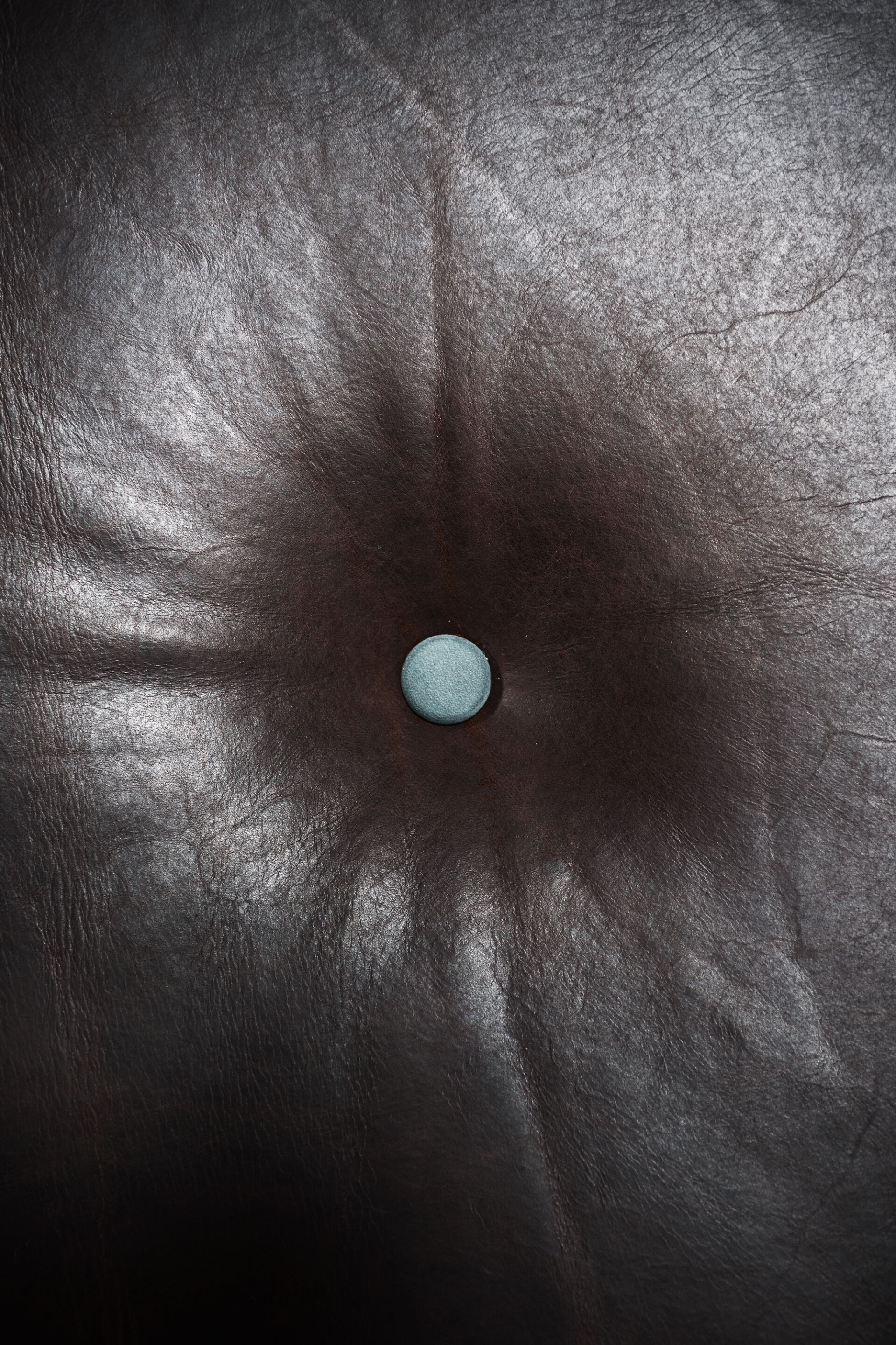 Круглый кожаный пуф Baxter Anais ARCH-00076576 - Вид №7