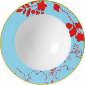 84896 Sieger by Furstenberg Тарелка для пасты глубокая Sieger by Furstenberg "Мой фарфор! Сад императора" 23см Фарфор