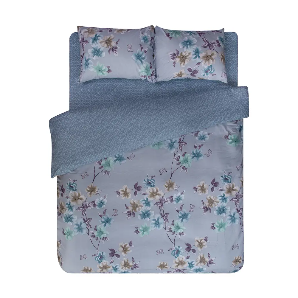 Комплект постельного белья Eclair Флоренс двуспальный сатин разноцветный STLM-2079752