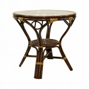 Стол обеденный темно-коричневый Smile ЭКО ДИЗАЙН ПЛЕТЕНАЯ 009721 Бежевый;коричневый