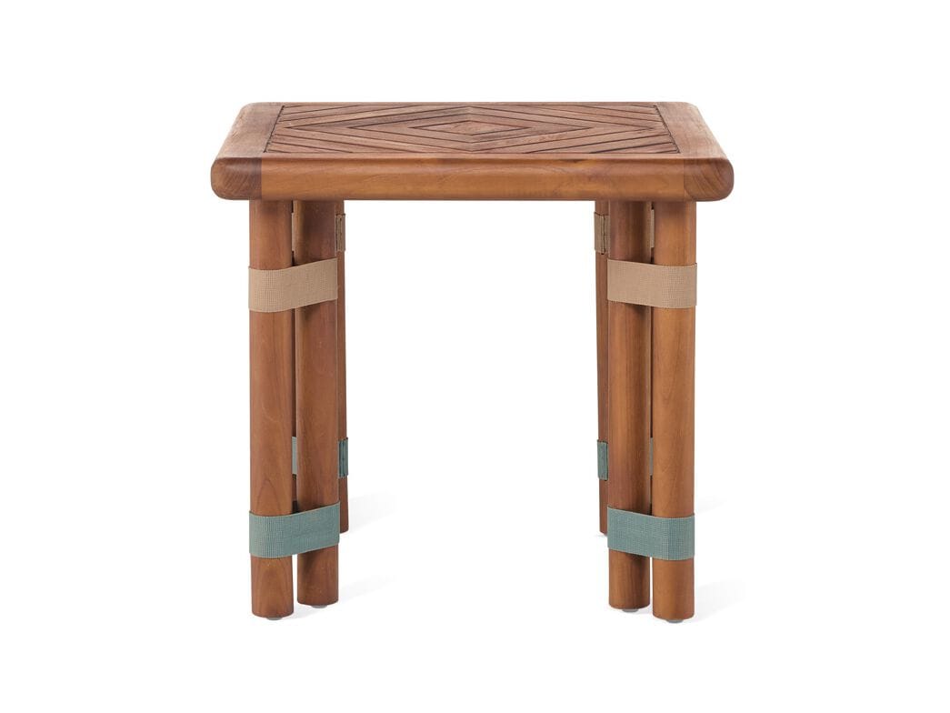 Квадратный стол из тикового дерева Il Giardino di Legno Lignes ARCH-00041240