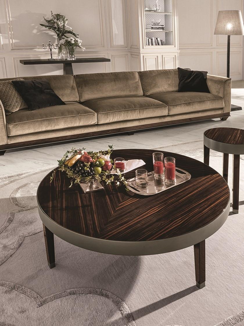 Longhi Круглый деревянный журнальный столик Loveluxe 2015 – regency collection Y 727 - Вид №3