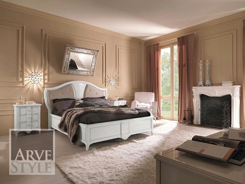 Arvestyle Двуспальная кровать с мягким изголовьем Salieri sun-id-1368634 - Вид №2