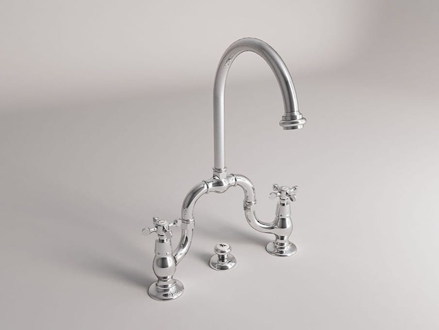 Смеситель для раковины с 3 отверстиями с раздельными розетками Park Avenue Hopkins ARCH-00144778 - Вид №1
