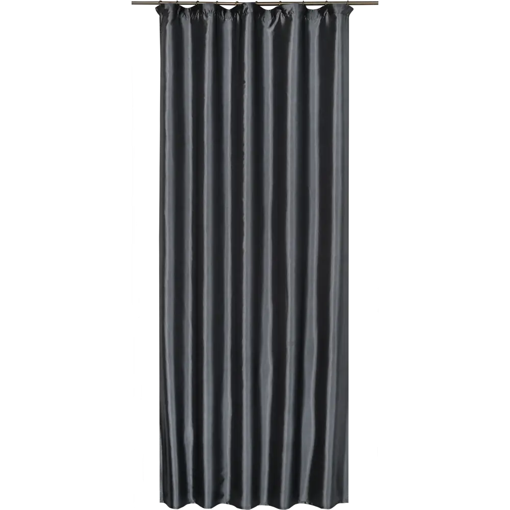 Штора на ленте 140х260 см тафта цвет серый Santreyd STLM-2127775