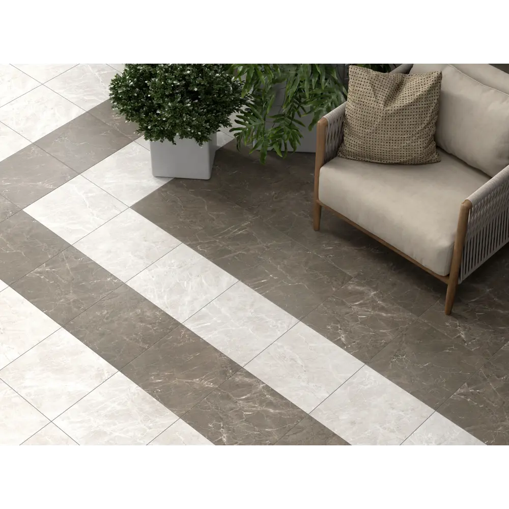 Глазурованный керамогранит Kerama Marazzi Феррара SG171700N 40.2x40.2 см 1.62 м² матовый цвет серый STLM-2007953 - Вид №5