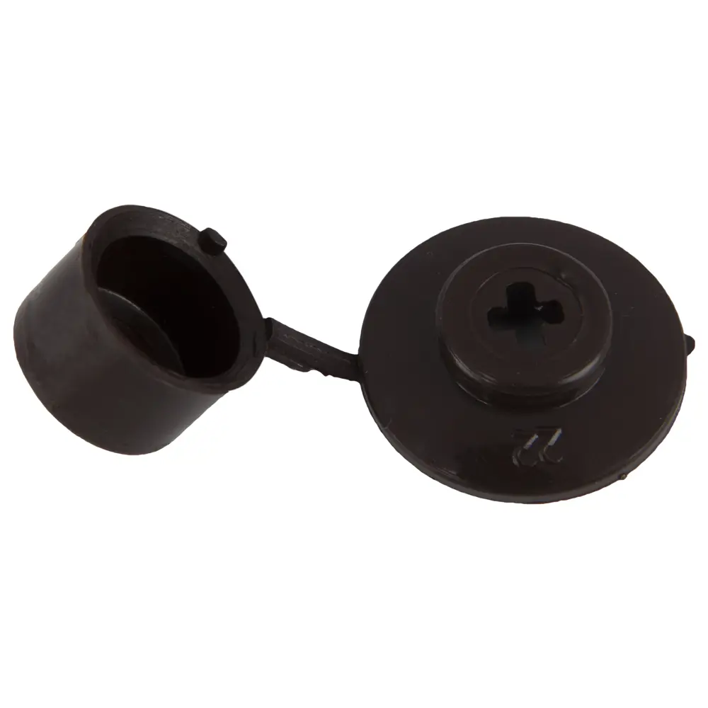 Шайба кровельная с колпачком коричневая 100 шт Santreyd STLM-2062269