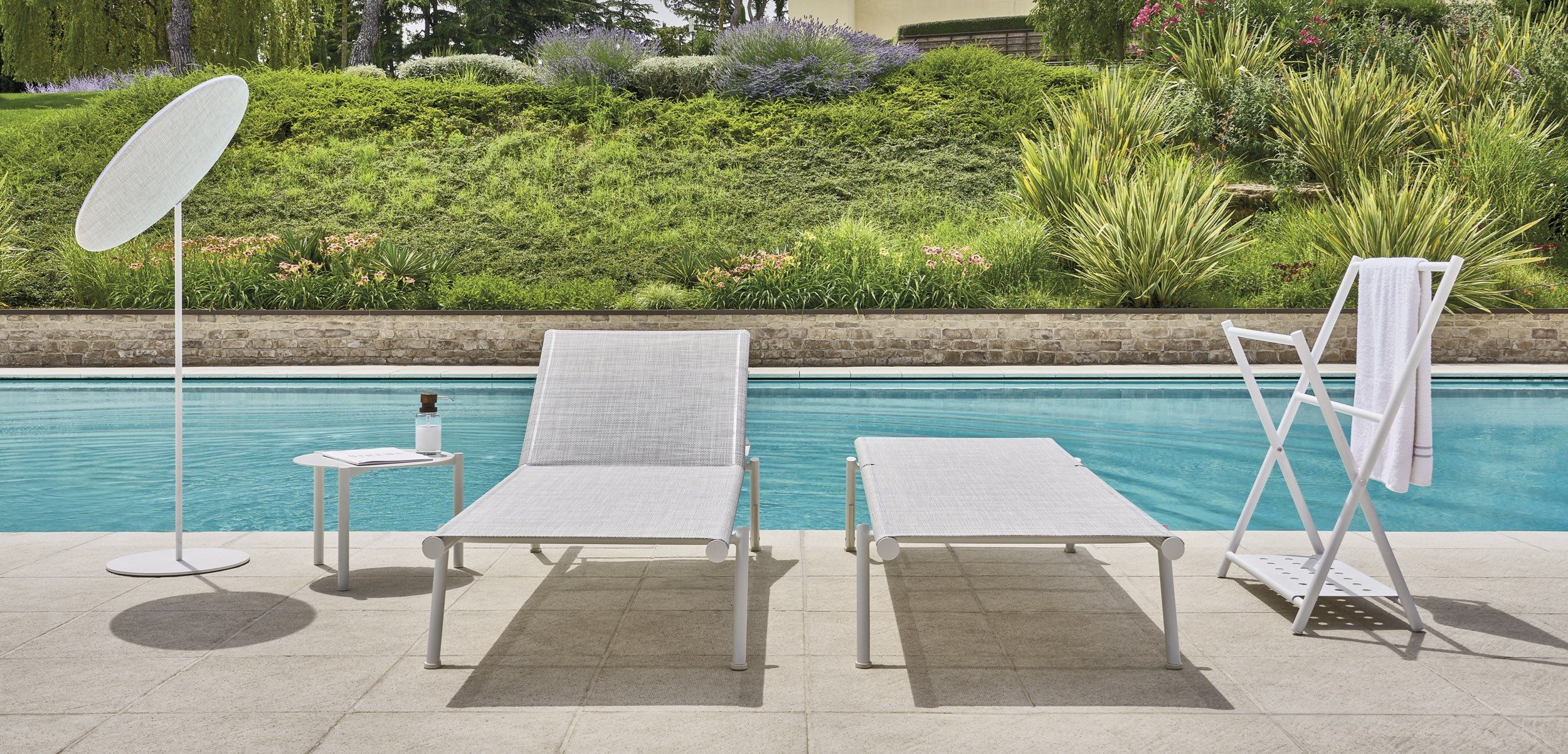 Алюминиевая кровать с порошковым покрытием с откидывающейся спинкой с колесами Varaschin ARCH-00107692 - Вид №7