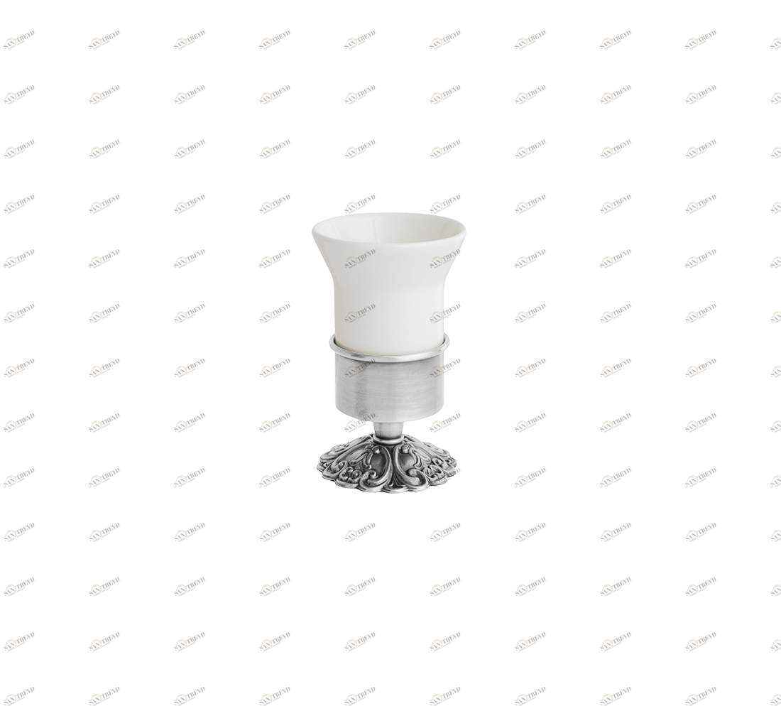 Gentry Home Настенный керамический подстаканник Ivy Хром GH101612 