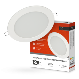 90815245 Панель светодиодная 4690612010007 12 Вт 170х50 мм 4000 К IP40 STLM-0395201 IN HOME