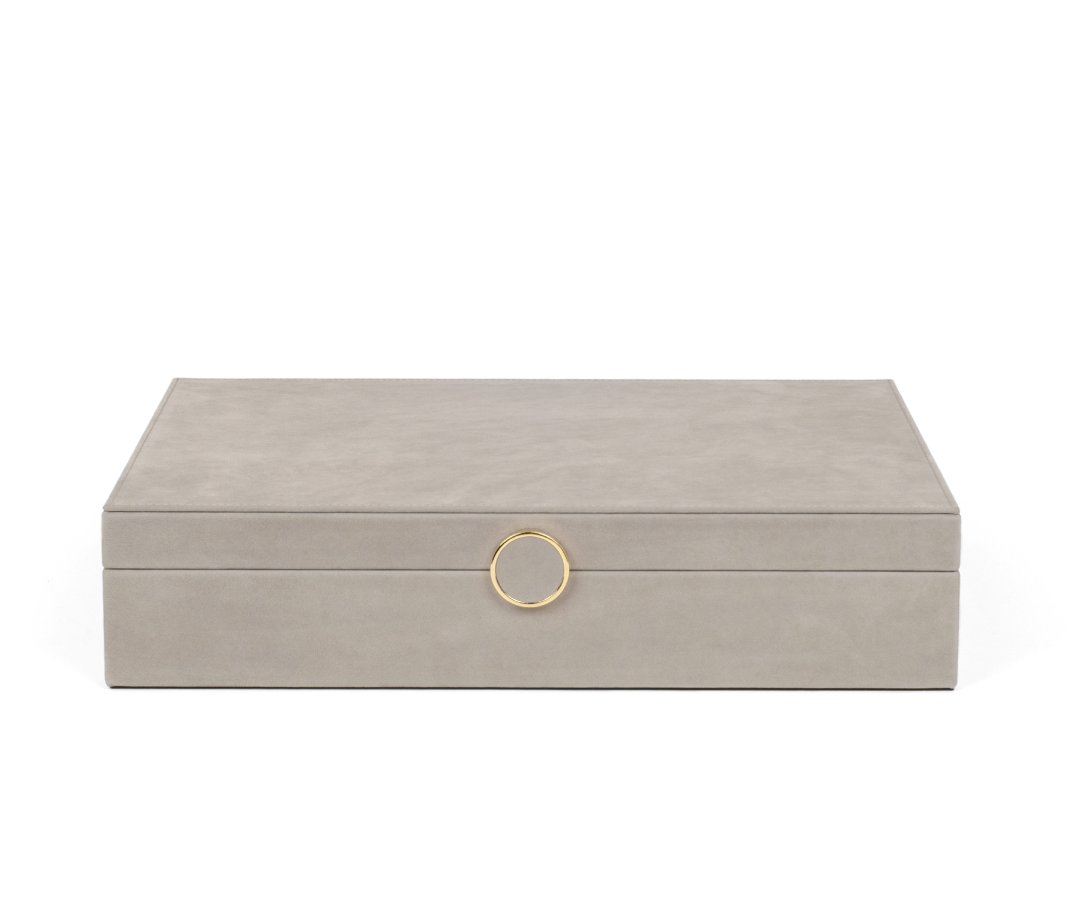 Коробка для часов Prestige - 35X25XH7 см / нубук-кожа_светло-серый Pinetti 00.1389.061.015 - Вид №3