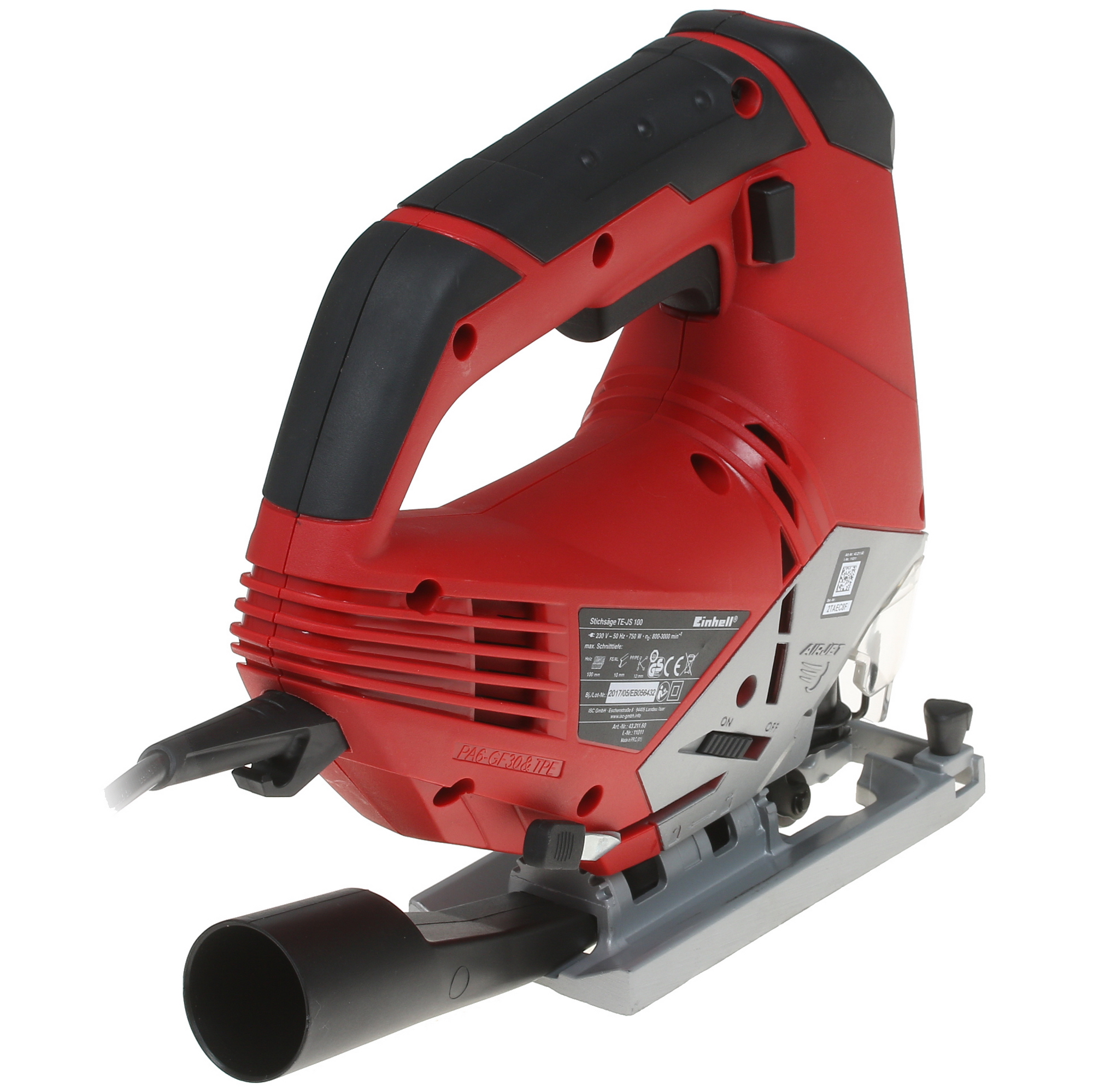 Электрический лобзик Einhell TE-JS 100 7969658 STDN-0126956 - Вид №1