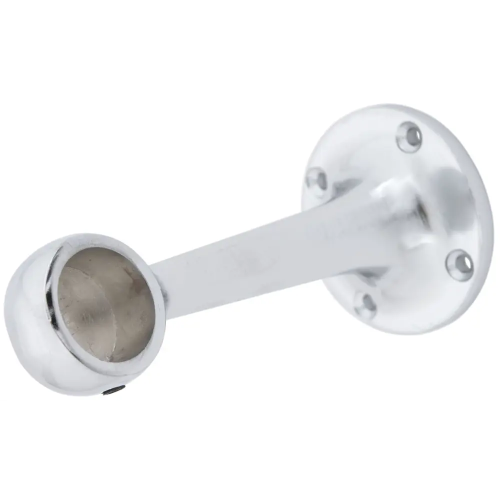 Крепление трубы к стене торцевое усиленное 25 мм, цвет хром PALLADIUM STLM-2109137