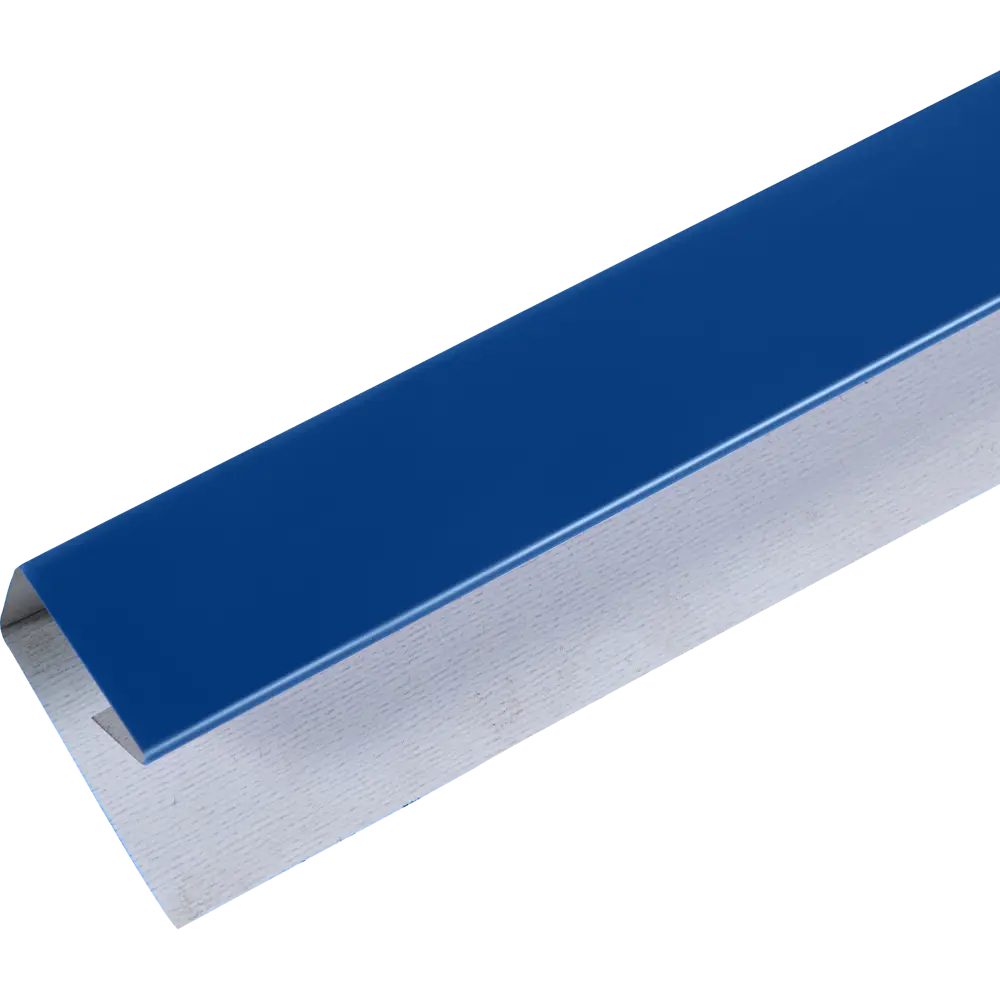 П-планка для профнастила С8 20x10 мм м 0.35 мм RAL 5005 Синий Santreyd STLM-2050252