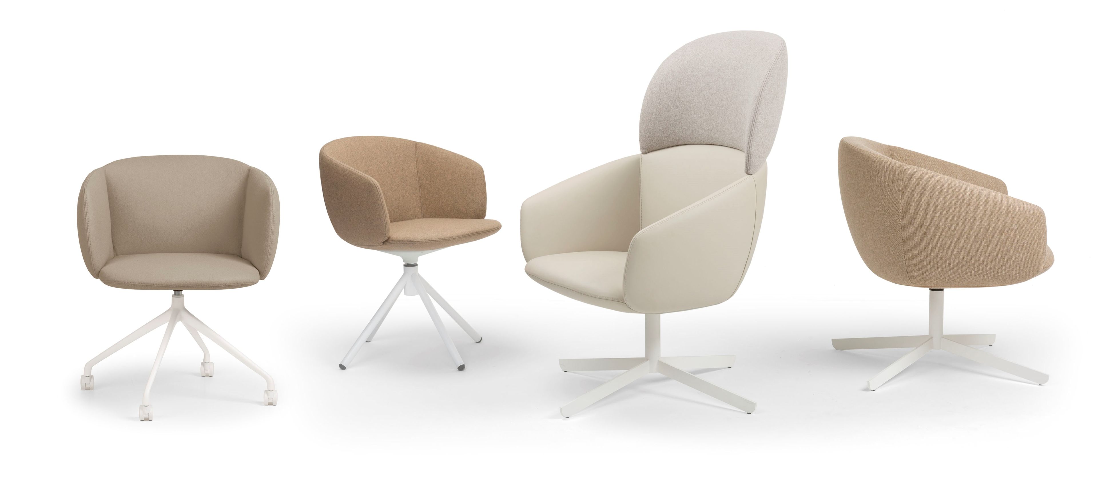 Кожаный мягкий стул с подлокотниками True Design Not ARCH-00006462