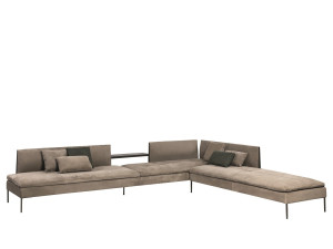 Модульный диван из нубука