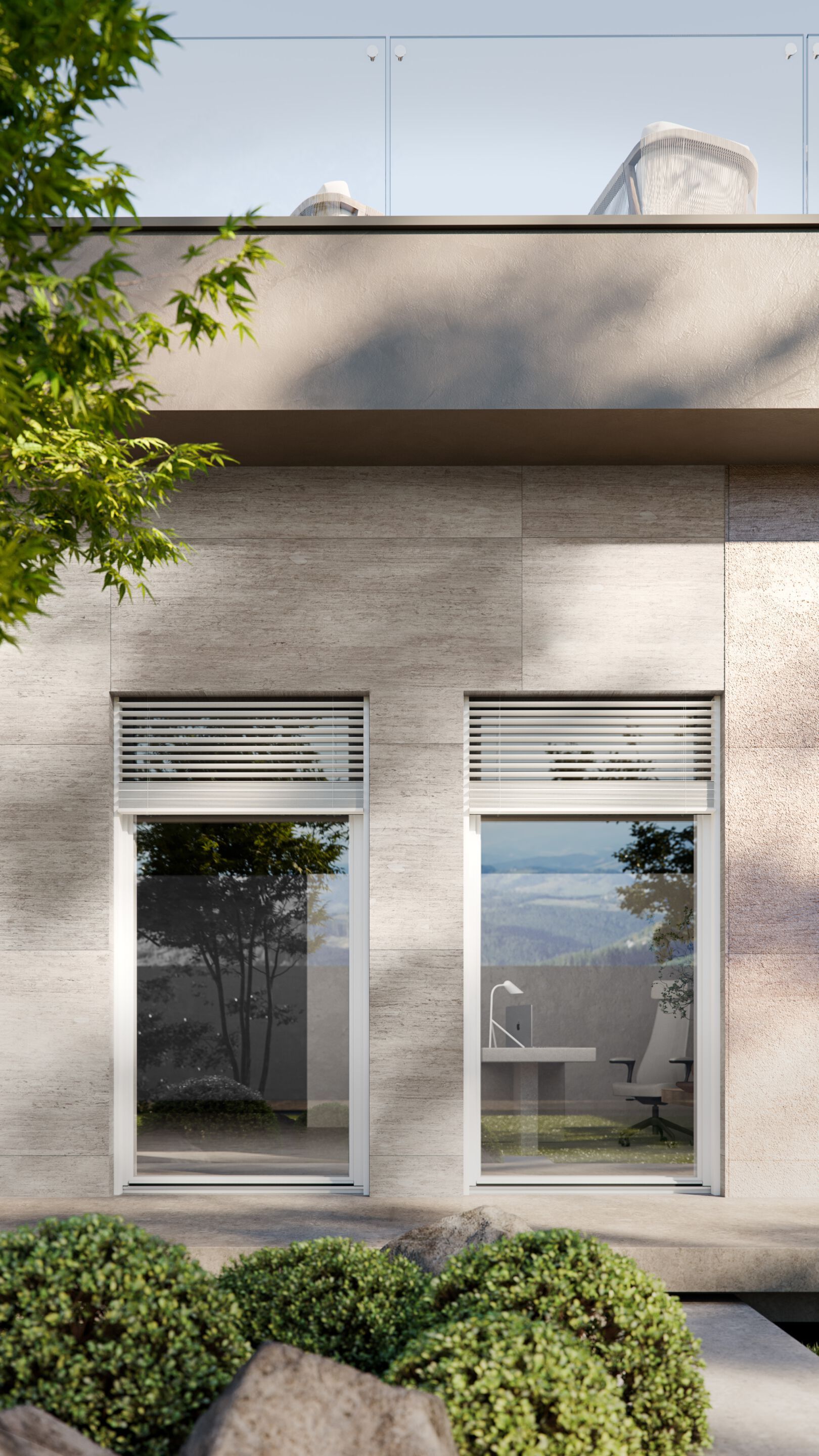 Окно из ПВХ с тройным остеклением Oknoplast ARCH-00131354 - Вид №3