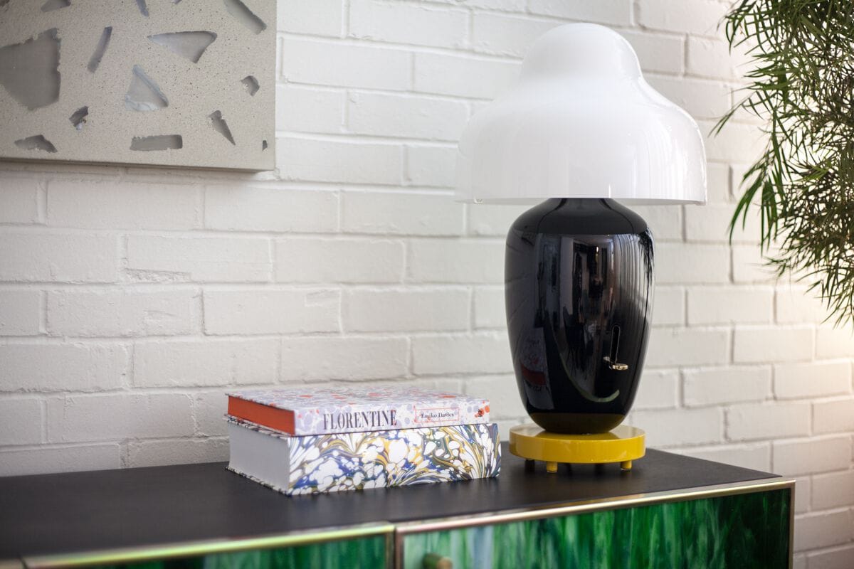 Керамическая и выдувная стеклянная настольная лампа с диммером PARACHILNA Chinoz ARCH-00004625 - Вид №18