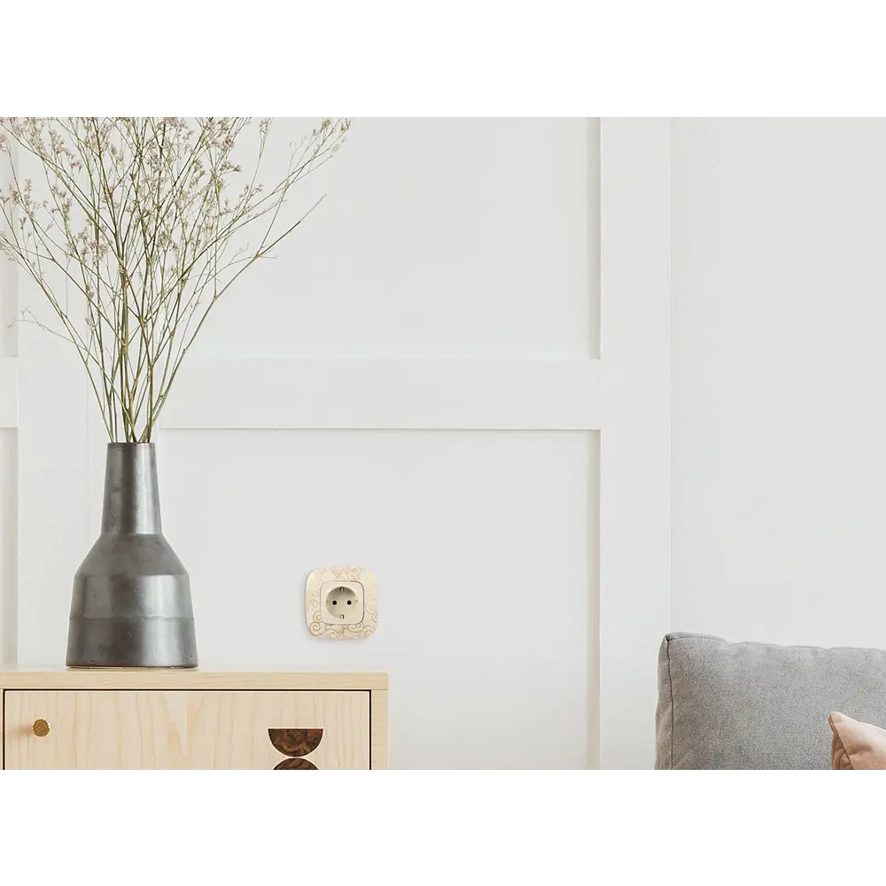 Розетка Legrand Valena Allure 2 контакта с заземлением цвет слоновая кость STLM-2061463 - Вид №10