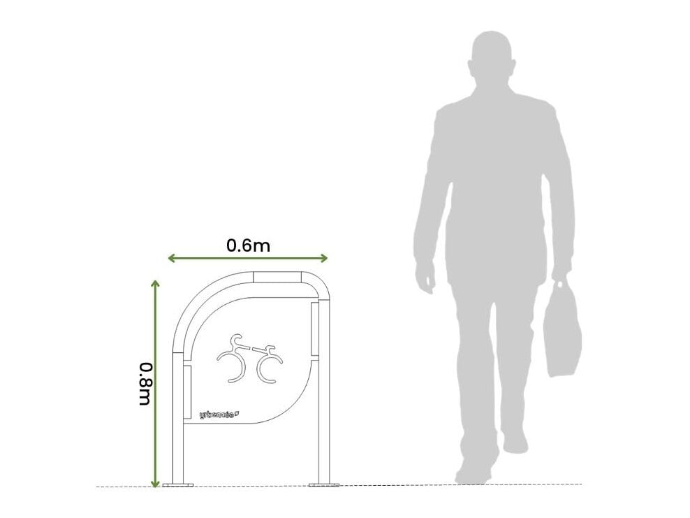 Стальная стойка для велосипедов Urbencéa VOET ARCH-00077226 - Вид №1