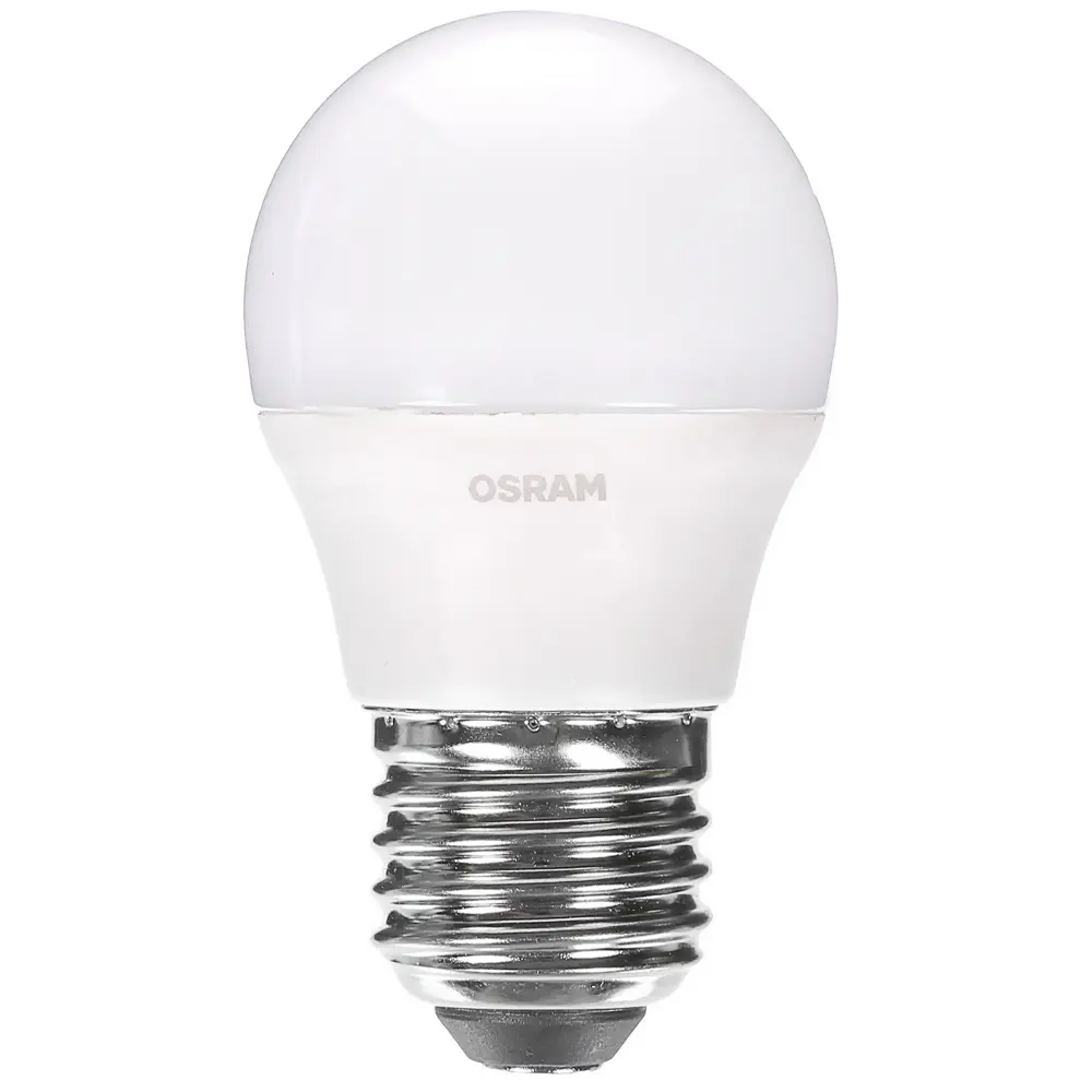 Лампа светодиодная Osram Шар E27 6.5 Вт 550 Лм свет холодный белый 81979075 STLM-2136028  - Вид №1
