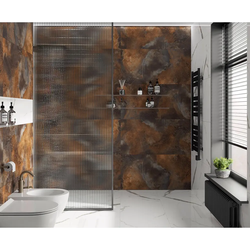Глазурованный керамогранит Ceradim Dazzle Cosmos Grande 60x60 см 1.44 м² лаппатированный цвет коричневый 89457822 STLM-2093454 - Вид №2