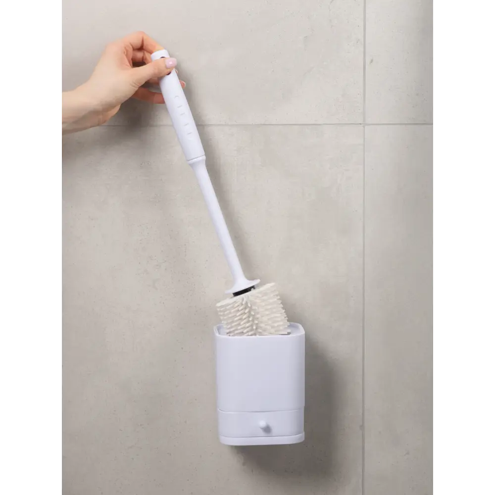 Ёршик для унитаза Lemer BAU-BR-1 подвесной пластик цвет белый STLM-2044501 - Вид №10