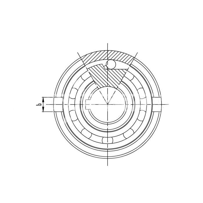 IS898 Обгонная муфта GF130 (NFR130) ISKRA  - Вид №3