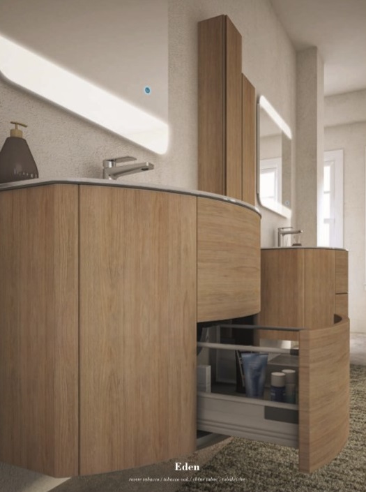 Мебель для ванной CEZARES EDEN 122 Rovere Tabacco - Вид №2