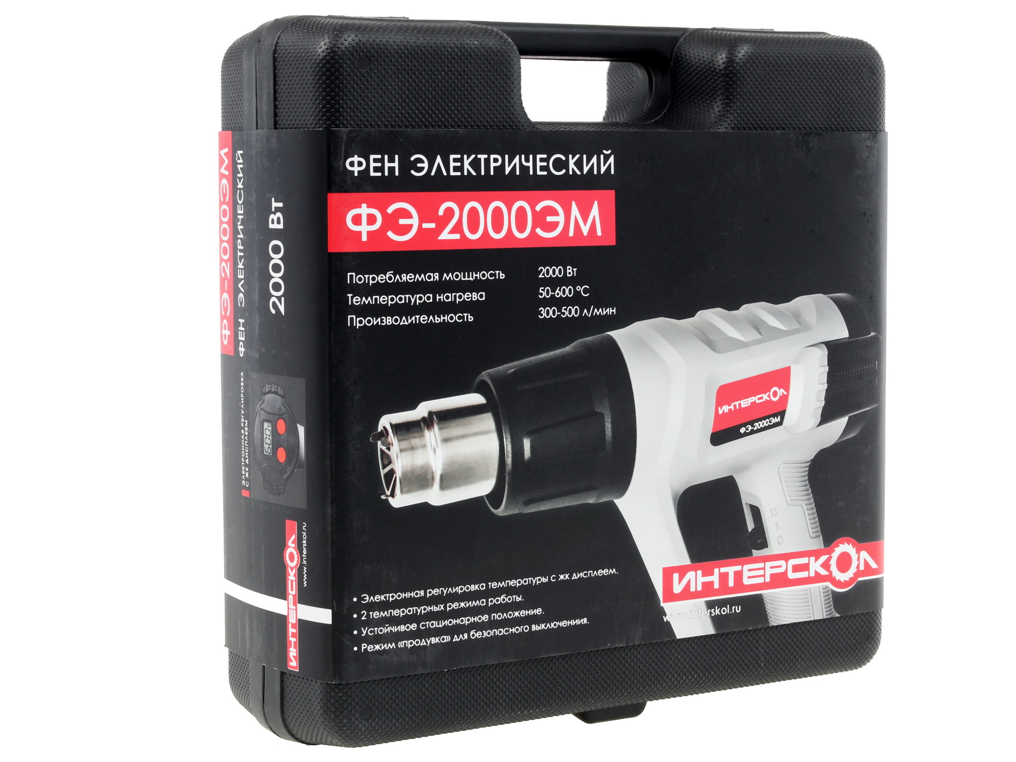 Строительный фен Интерскол ФЭ-2000ЭМ 1068434 STDN-0086171 - Вид №6