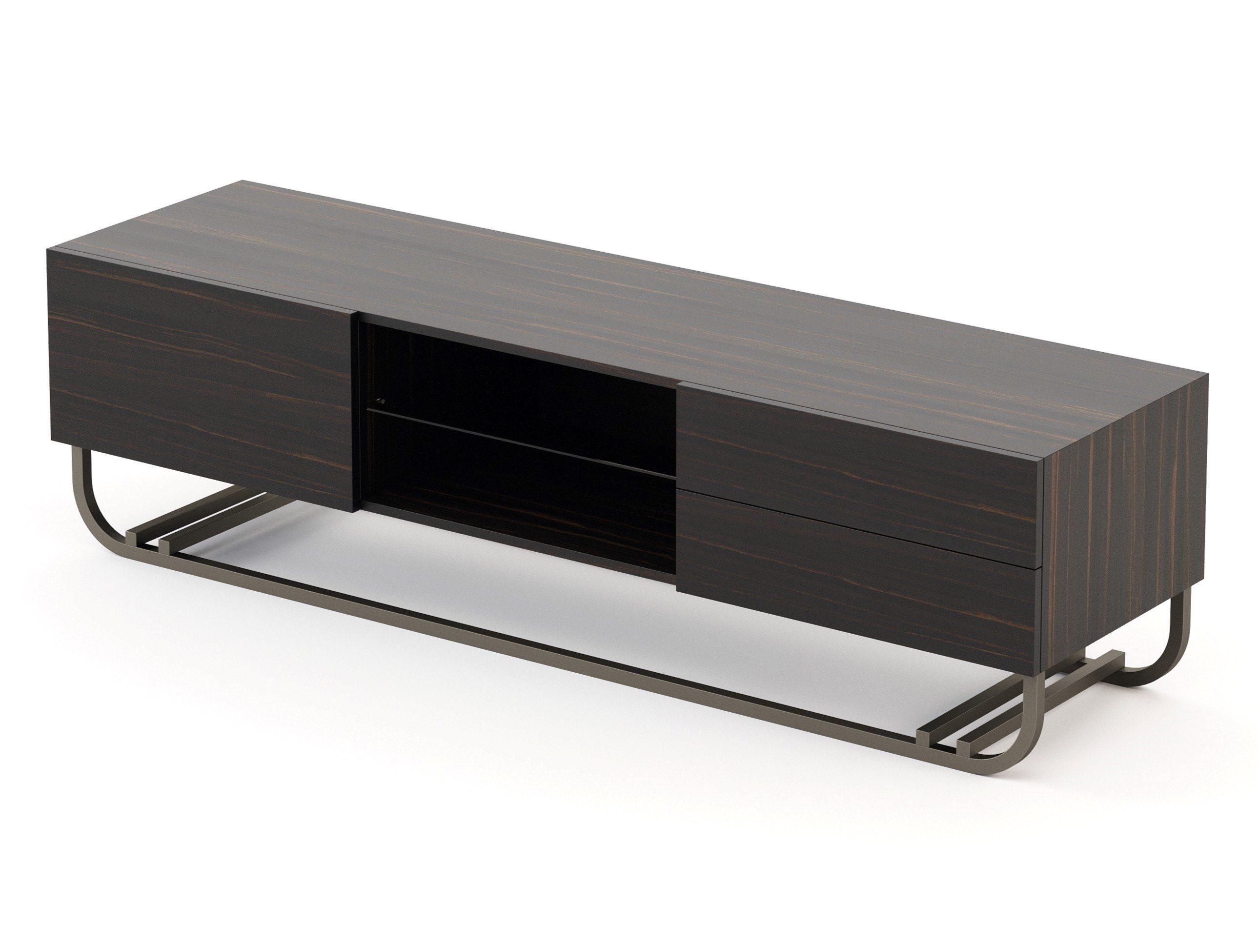 Шкаф для телевизора из шпона с распашными дверцами Stylish Club His &amp ARCH-00114459 - Вид №1