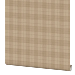 Обои Inspire Check, виниловые на флизелиновой основе, цвет светло-коричневый, 1.06x10 м 82061805 STLM-2164205
