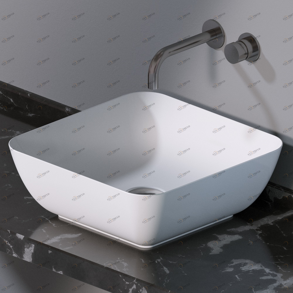 L602100 Накладная раковина на столешницу  прямоугольная A. e T. Italia ELITE AeT ITALIA