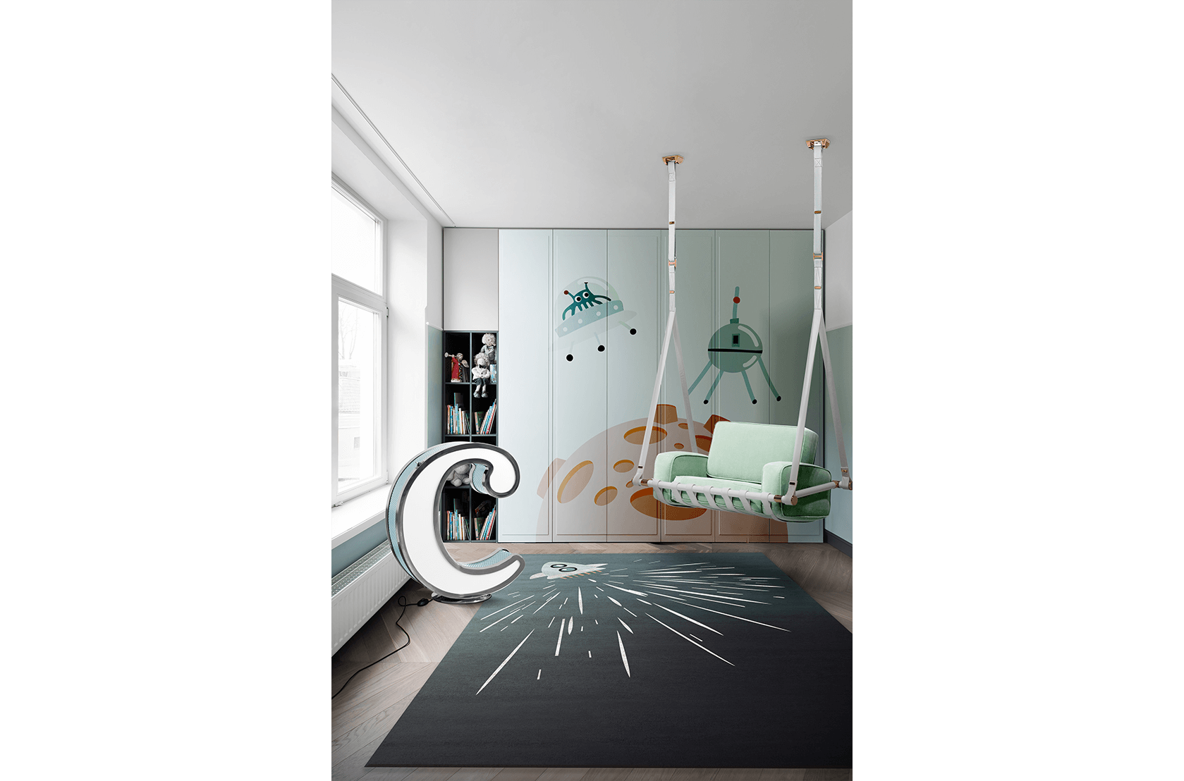 CIST687 Детское подвесное кресло Подвеска Бубу Circu  - Вид №5