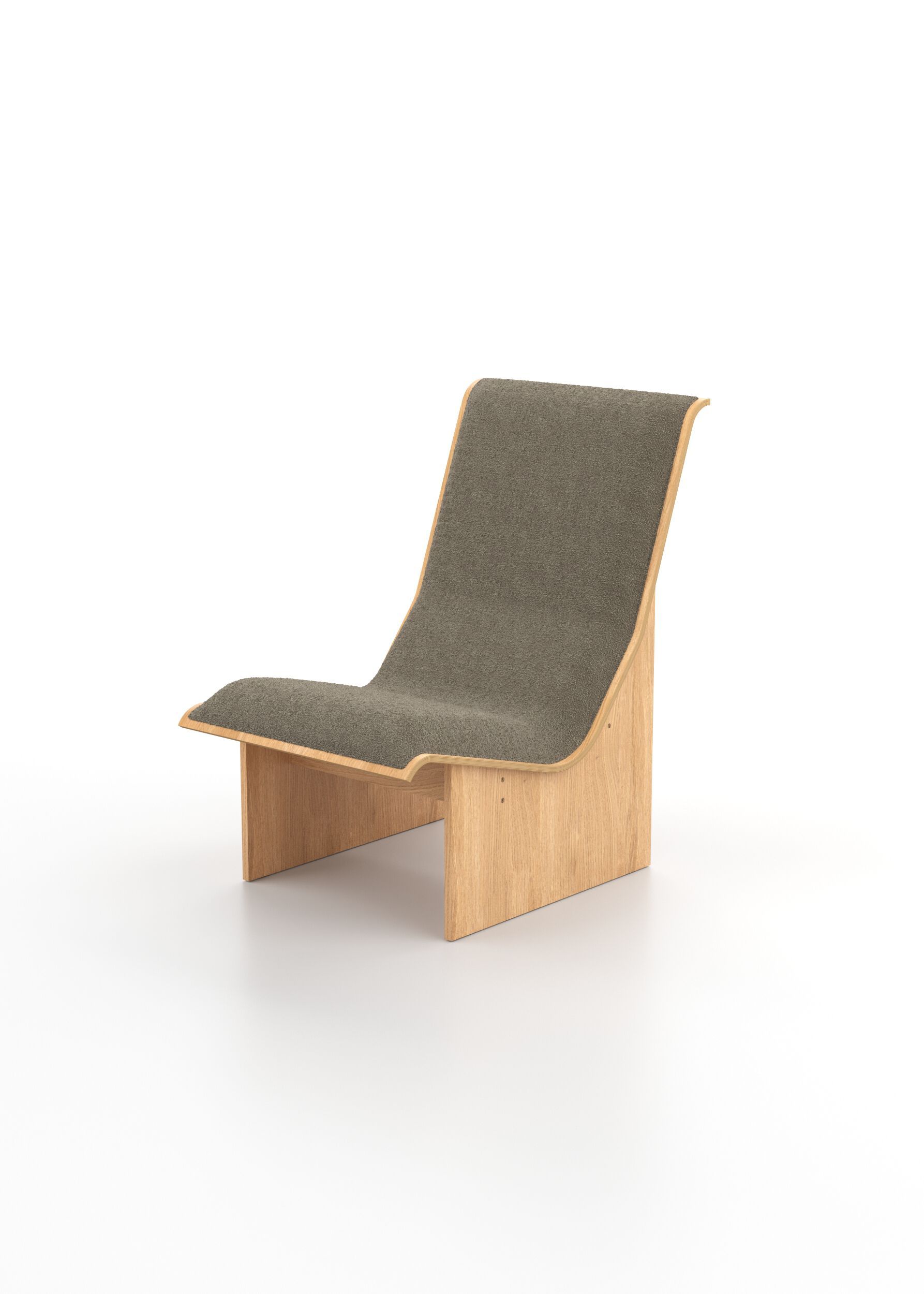 Деревянное кресло с высокой спинкой Omelette Editions PORTA ARCH-00030888 - Вид №15