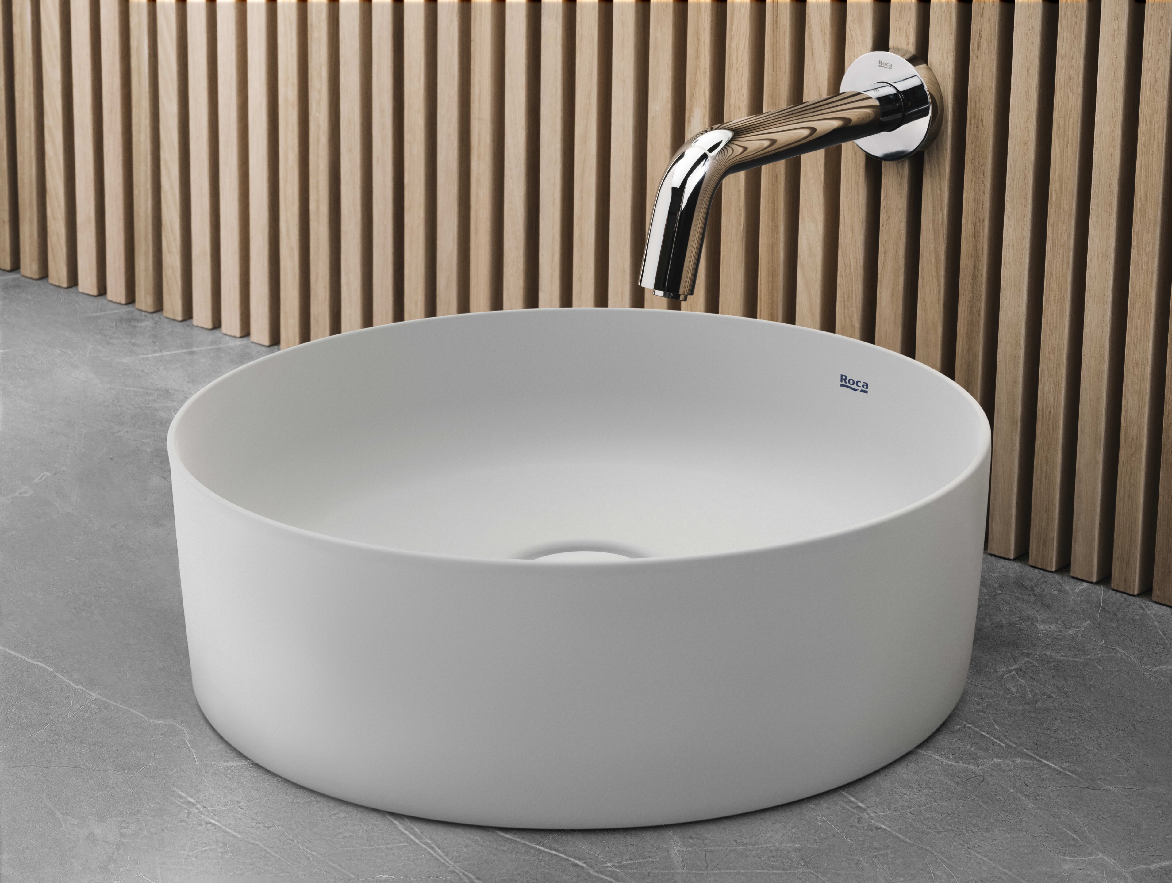 Фарфоровая столешница круглый умывальник Roca TERRA 32787N..0 ARCH-00077566 - Вид №1