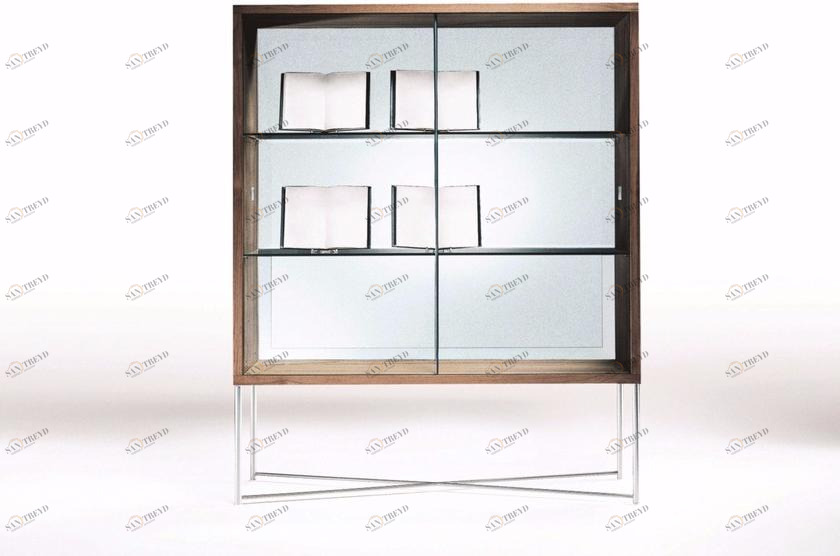 Flexform Витрина из дерева и стекла Moka sun-id-1509278