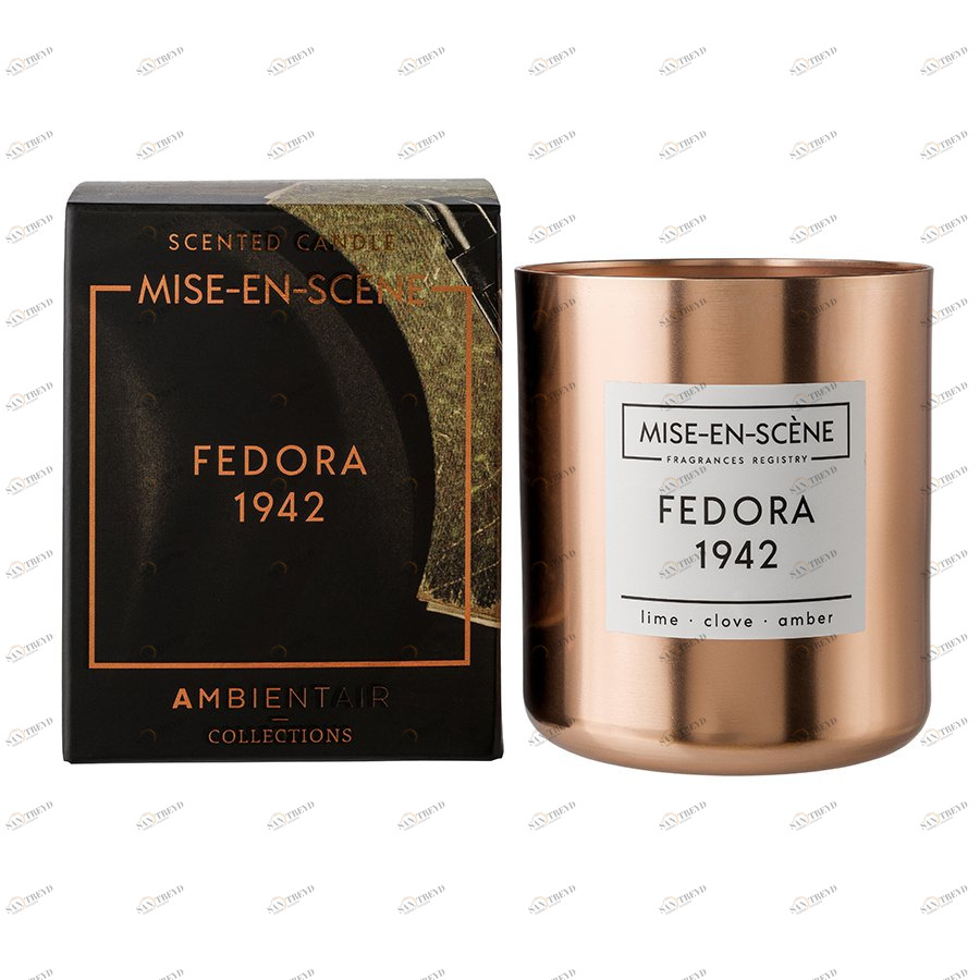 Свеча ароматическая Mise En Scene Fedora 1942 AMBIENTAIR  00-3894979 Бронза 