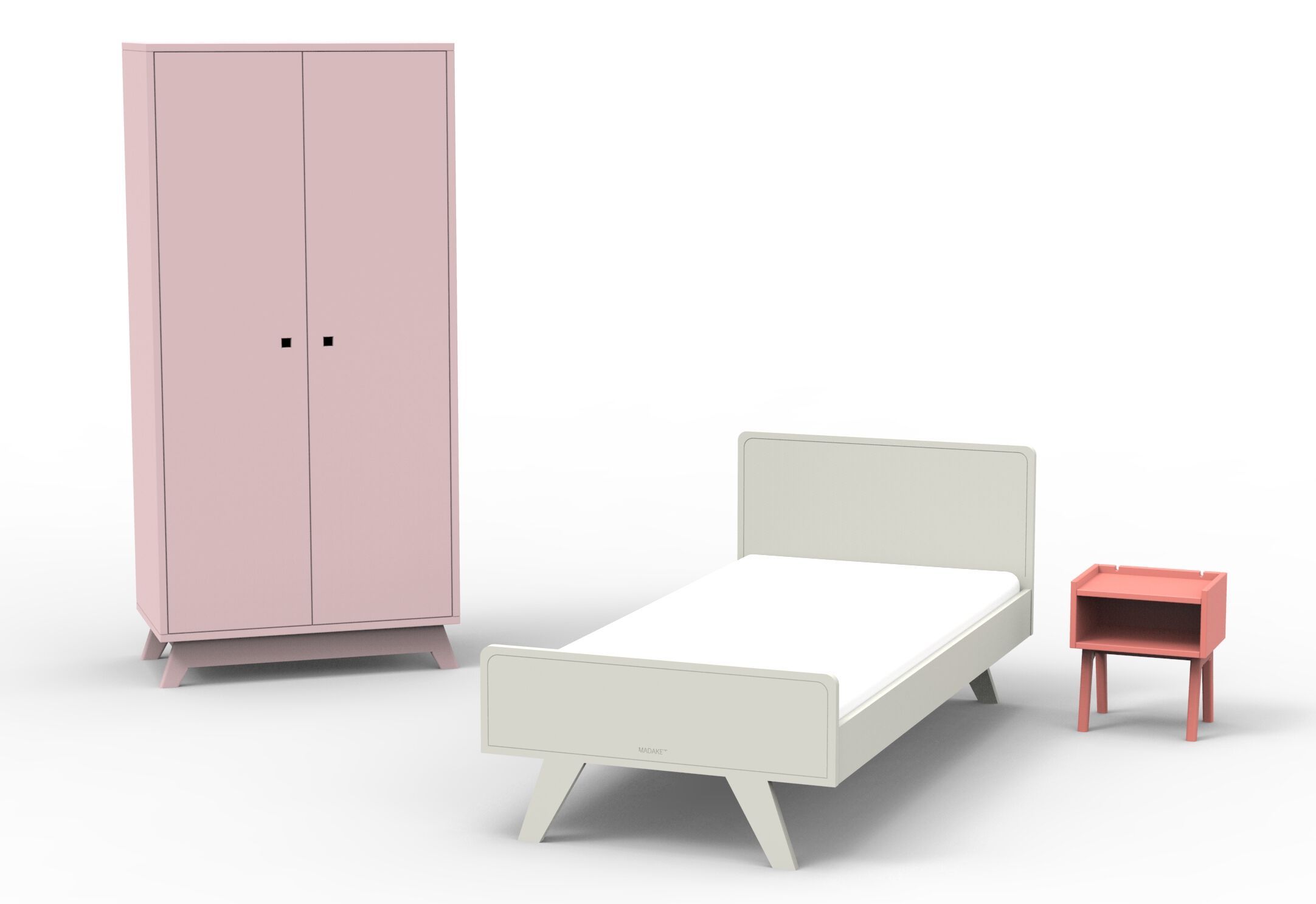 Односпальная кровать из МДФ Mathy by Bols MADAVIN ARCH-00012364 - Вид №2