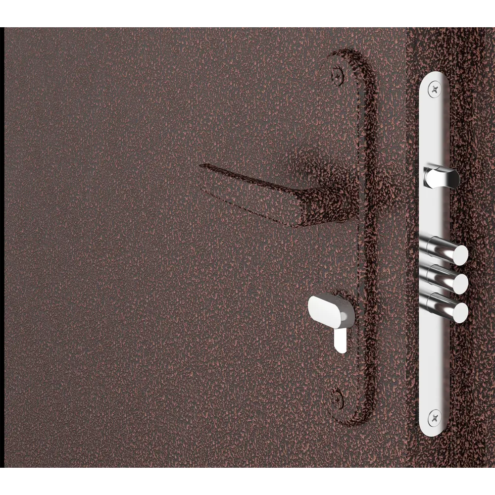 Дверь входная металлическая Лидер, 860 мм, левая, цвет античная медь DOORHAN STLM-2174436 - Вид №2