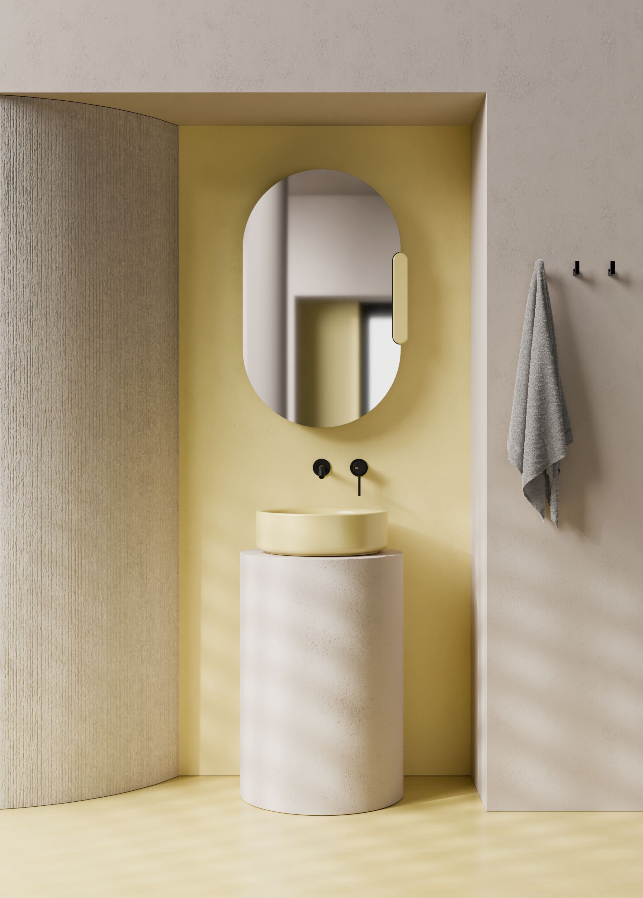 Керамическая раковина с одной столешницей Alice Ceramica Idilla ARCH-00101573 - Вид №1