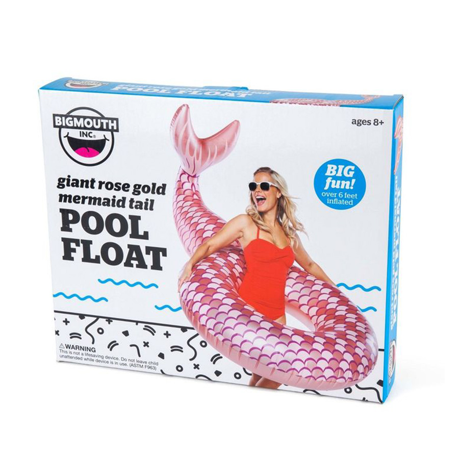 NTPF-0001 Круг надувной , mermaid rose gold BigMouth  - Вид №9