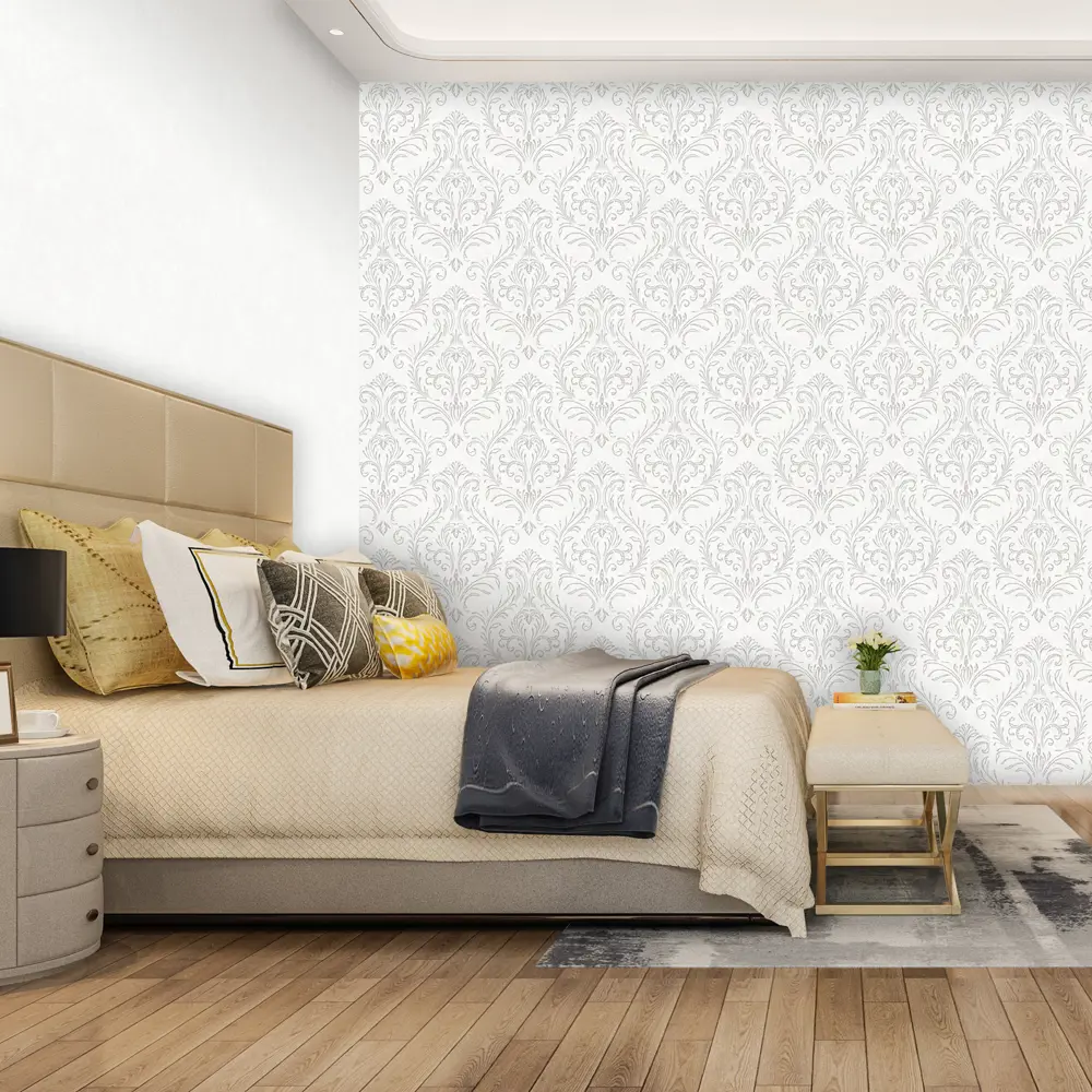 Обои флизелиновые Startdeco Мадина светло-серые 1.06 м МП283261 STLM-2195233 - Вид №3