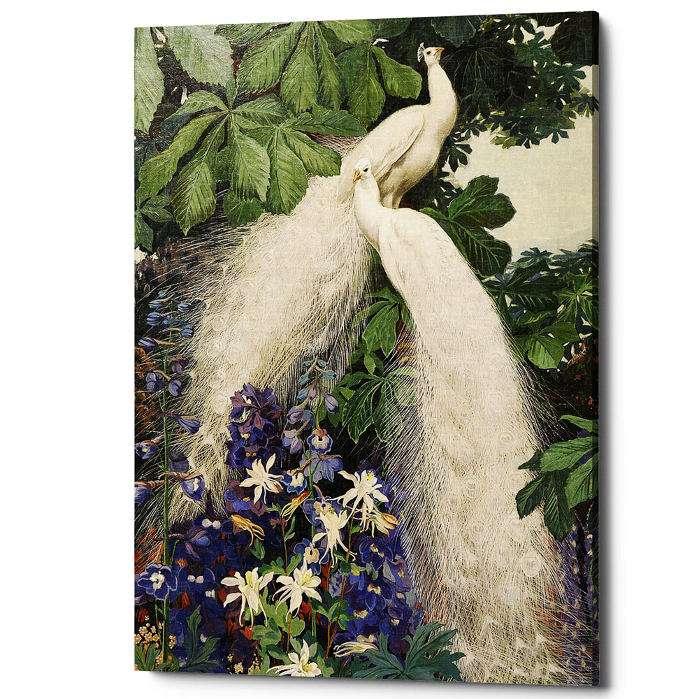 75080014 Картина «Королевский павлин», версия 2 (холст, галерейная натяжка) Object Desire 