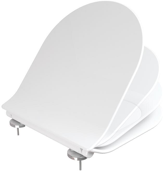 Набор Sanitana подвесной CORAL: чаша BTW + крышка slim с механизмом (микролифт) S10063918100000;S80006562600000 - Вид №2