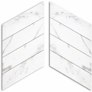 Ideamarmo Мраморная мозаика Calacatta Chevron class Chv 704