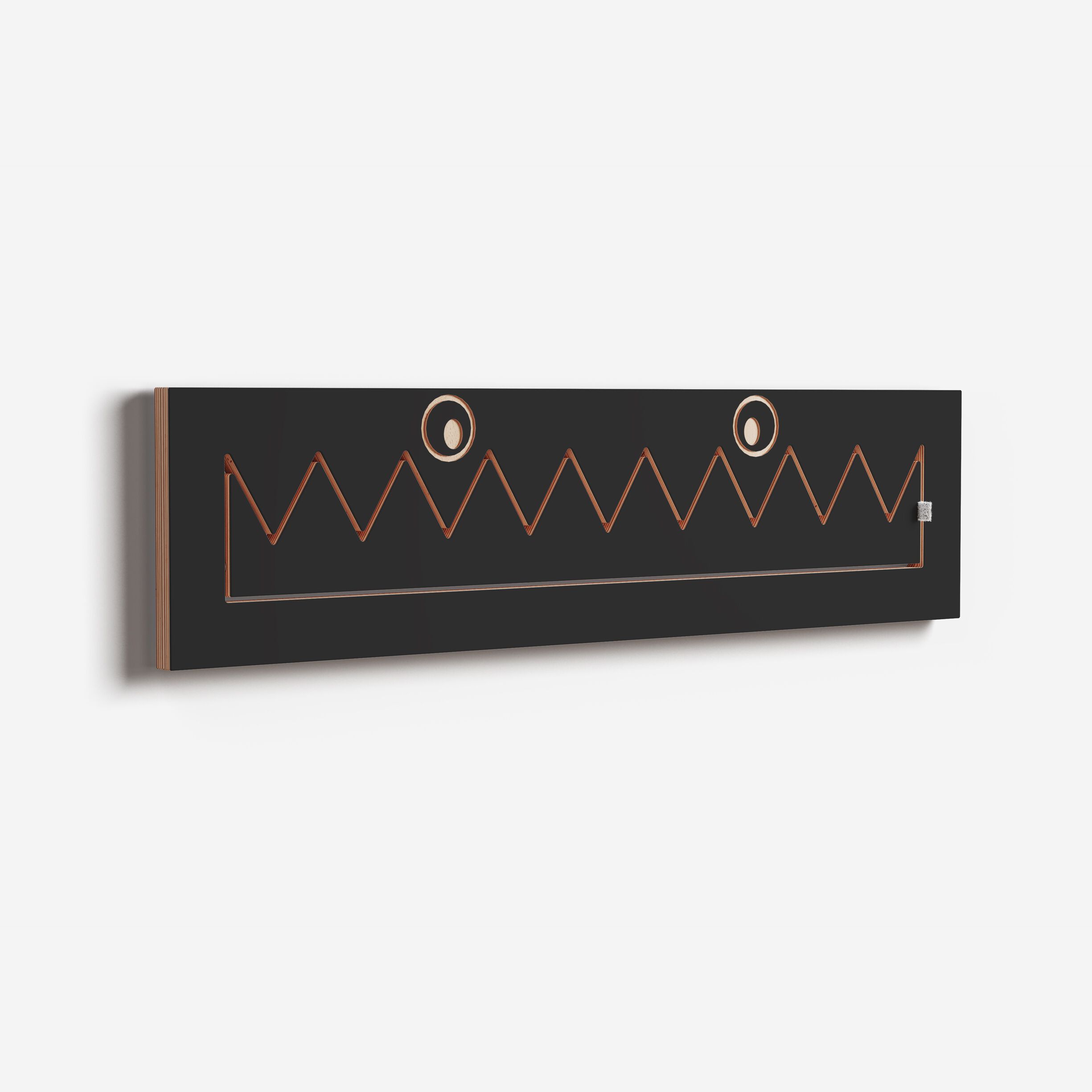 Вешалка для одежды из фанеры AMBIVALENZ Fläpps Monsterhäng 80x20-1 ARCH-00064564 - Вид №2
