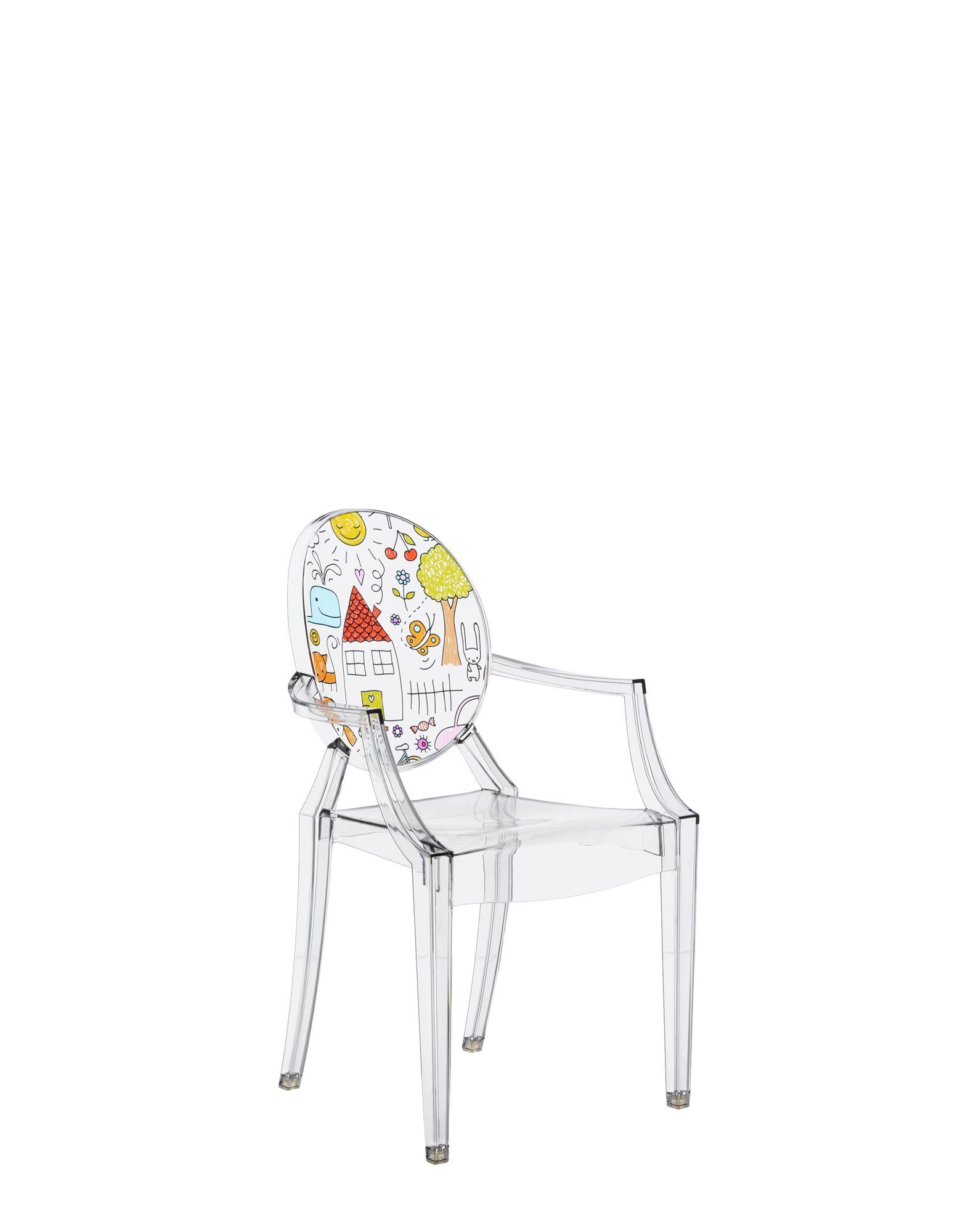 Детский стул из поликарбоната с подлокотниками Kartell Ghost ARCH-00143264 - Вид №10